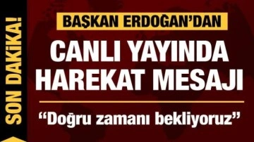 Cumhurbaşkanı Erdoğan'dan harekat mesajı: Kandil'i başlarına geçireceğiz