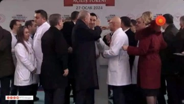 Cumhurbaşkanı Erdoğan'dan şehir hastanesi açışında güldüren sözler: Bizim neşterimiz bu