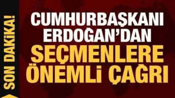 Cumhurbaşkanı Erdoğan'dan son dakika sandık açıklaması