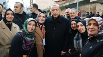 Cumhurbaşkanı Erdoğan'dan Sultanbeyli ilçe teşkilatına ziyaret