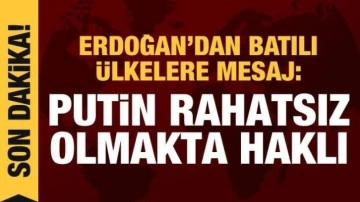 Cumhurbaşkanı Erdoğan'dan tahıl sevkiyatı açıklaması: Putin rahatsız olmakta haklı