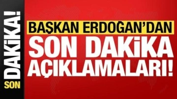 Cumhurbaşkanı Erdoğan'dan Trabzon'da son dakika açıklamaları!