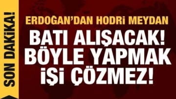 Cumhurbaşkanı'ndan hodri meydan: Dergilerle Erdoğan'a saldırmak işi çözmez