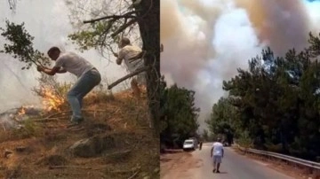 Datça ve Çeşme'de Orman Yangını Çıktı [Video]