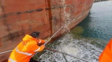 Denizi kirleten gemiye 10 milyon TL ceza
