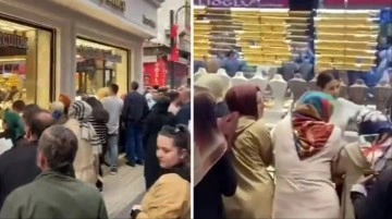 Dilan Polat iddiası ilçeyi karıştırdı! Haberi duyan yüzlerce kişi kuyumcu dükkanına akın etti
