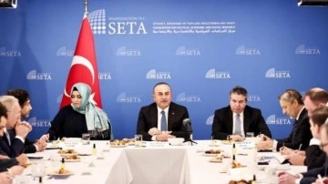 Dışişleri Bakanı Çavuşoğlu, ABD düşünce kuruluşu temsilcileriyle görüştü