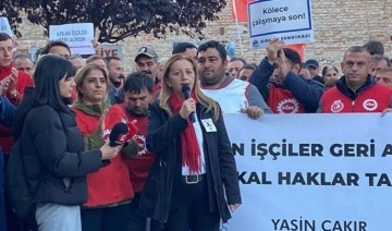 DİSK Genel Başkanı Çerkezoğlu'ndan Eskişehir'de işten atılan işçilere destek