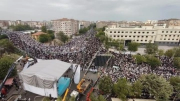 Diyarbakır’da Filistin mitingi! On binler katıldı