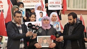 Diyarbakır'daki evlat nöbetinde aile sayısı 339 oldu