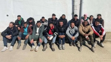 Edirne’de 17 kaçak göçmen yakalandı