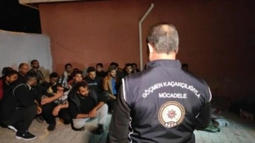 Edirne'de bir evden 29 düzensiz göçmen çıktı!