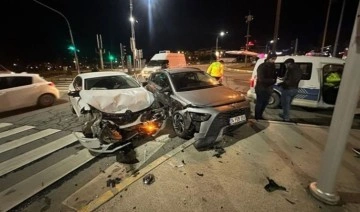 Elazığ'da otomobiller çarpıştı: 1 yaralı