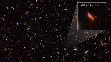 En uzak galaksi görüntülendi şaşırtıcı derecede parlak ve büyük