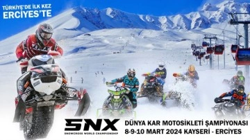 Erciyes, Dünya Kar Motosikleti Şampiyonası'na ev sahipliği yapacak