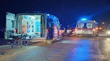 Erdek'te trafik kazası: 2 kişi yaralandı
