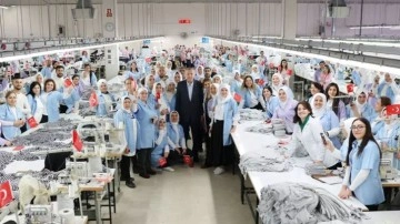Erdoğan Denizli'de kadın işçilerle buluştu: Cumhuriyet rekorunu kırdı