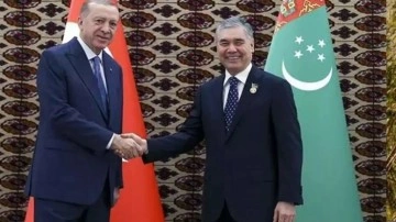 Erdoğan, Gurbankulu Bedrimuhamedov ile görüştü