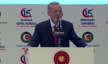 Erdoğan HAK-İŞ Genel Kurulu'nda: 'Nereden geldiğini unutanlardan olmadık'