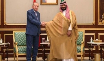 Erdoğan ile Veliaht Prens Selman görüştü