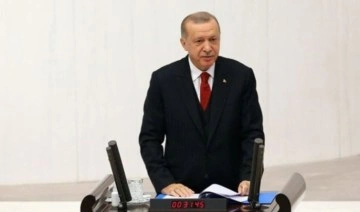 Erdoğan, Meclis'in açılışında konuşuyor