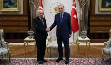 Erdoğan, MHP lideri Bahçeli'yi kabul etti
