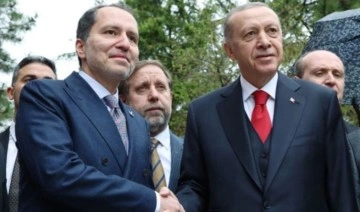 Erdoğan, Yeniden Refah Partisi Genel Başkanı Erbakan ile görüştü