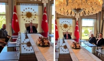 Erdoğan'dan Çankaya'da 'sürpriz' görüşme: Hanedan üyelerini kabul etti