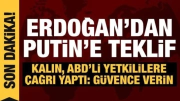 Erdoğan'dan Putin'e teklif... Kalın, ABD'li yetkilileri "güvence vermeye" d
