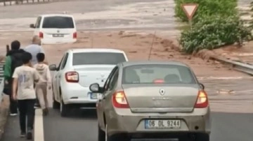 Eskişehir-Ankara kara yolunda trafik akışında aksama