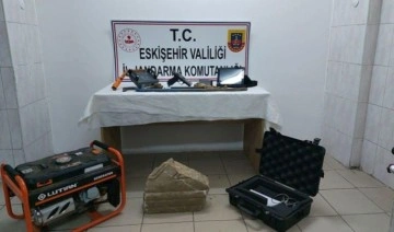 Eskişehir'de 'kaçak kazıya' suçüstü: 5 gözaltı