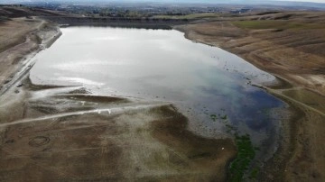 Eskişehir'de Keskin Göleti’nde kuraklık nedeniyle su bitti