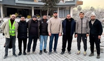 Fatih Karagümrüklü futbolcu Otabek Shukurov arama kurtarma çalışmalarına katıldı