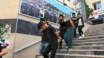 Fatih'te gasp şüphelilerine operasyon: 2'si polis 12 şüpheli adliyeye sevk edildi
