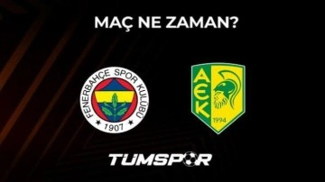 Fenerbahçe AEK Larnaca maçı ne zaman, saat kaçta ve hangi kanalda? UEFA Avrupa Ligi!