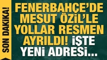 Fenerbahçe ayrılığı resmen duyurdu! Mesut Özil Başakşehir'de