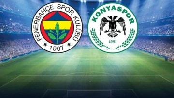 Fenerbahçe-Konyaspor maçı (CANLI YAYIN)