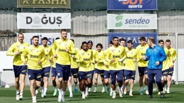 Fenerbahçe'de, Union Saint-Gilloise maçı hazırlıkları devam etti