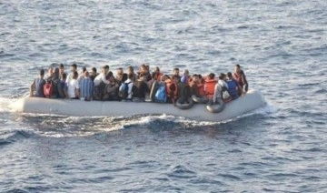 Fethiye'de lastik botta 36 düzensiz göçmen yakalandı