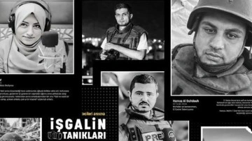 Filistin’in şehit gazetecileri anısına 'İşgalin tanıkları' fotoğraf sergisi açıldı