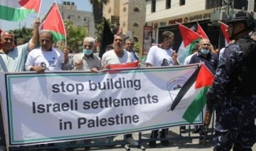 Filistinliler, ABD Başkanı Biden'ı protesto etti
