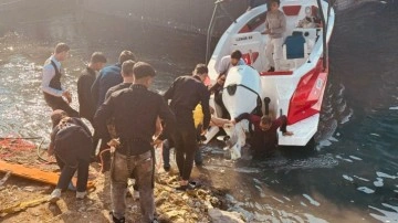 Fırat Nehri'ne atlayan kadını vatandaşlar kurtardı!