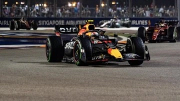 Formula 1 Singapur Grand Prix'sinde zafer Sergio Perez'in!
