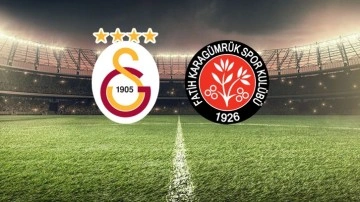 Galatasaray Fatih Karagümrük (CANLI YAYIN)