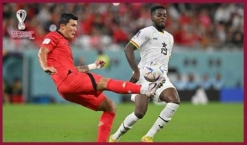 Gana Dünya Kupası'nda Güney Kore'yi 3 golle geçti: Güney Kore 2-3 Gana