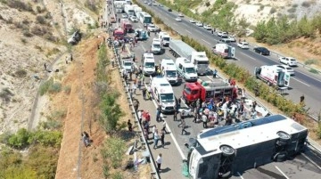 Gaziantep'te 16 kişinin öldüğü kazada otobüs şoförüne 22,5 yıl hapis talebi