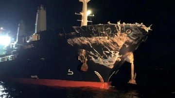 Gece vakti korkutan olay! İstanbul Boğazı'nda 2 gemi çarpıştı