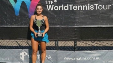 Genç milli tenisçi Melisa Ercan, Avustralya'da şampiyon oldu!
