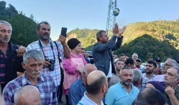 Giresun'da yurttaşlardan çöp tesisinin 'kapatma kararı'nın uygulanması için nöbet