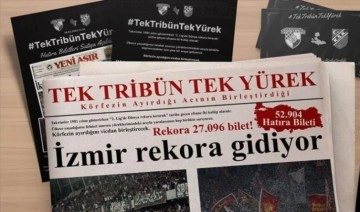 Göztepe-Karşıyaka derbisi için satılan hatıra bileti sayısı 52 bin 904'e çıktı